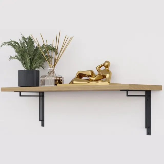 Wovar Plankdrager Zwart Modern 14,5 x 14,5 cm | Per Stuk