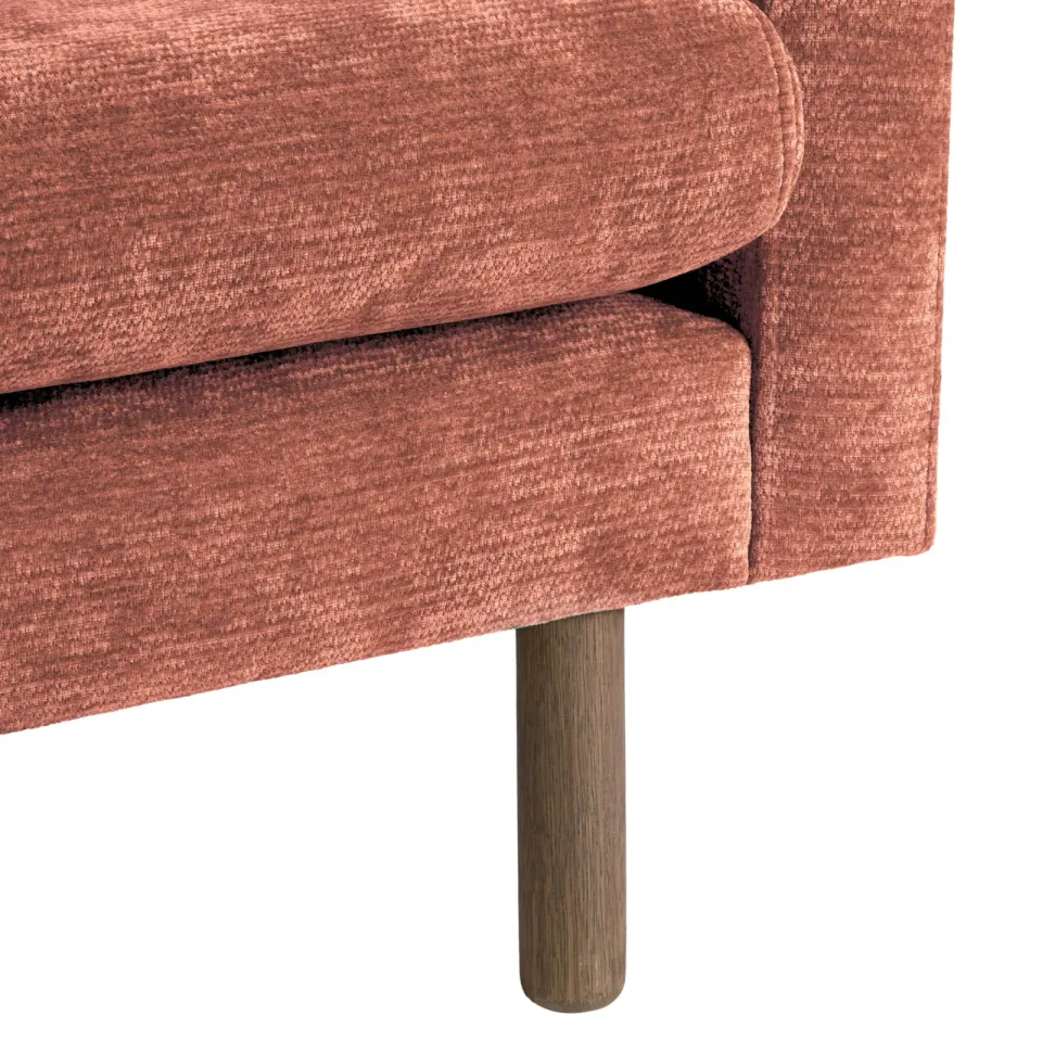 NOUS Living fauteuil Adam burgundy, foto 7