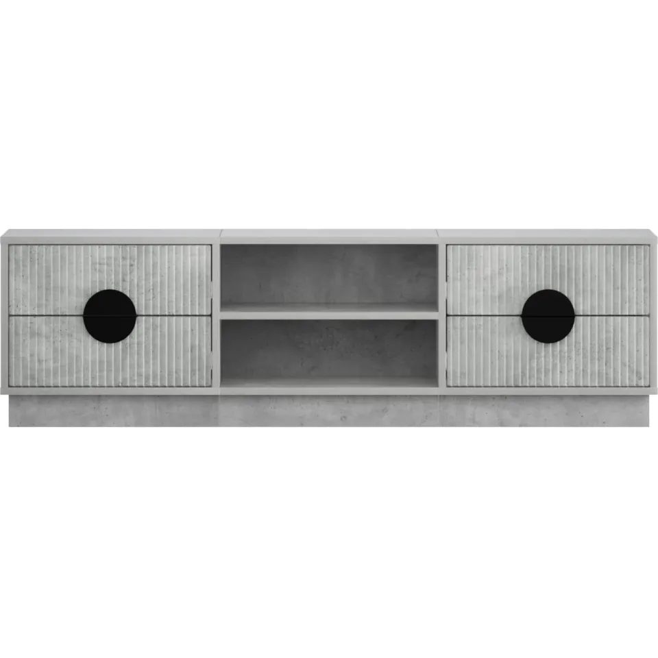 vidaXL Tv-meubel VENRAY 137,5 x 33 x 40 cm Betongrijs grijs, foto 3