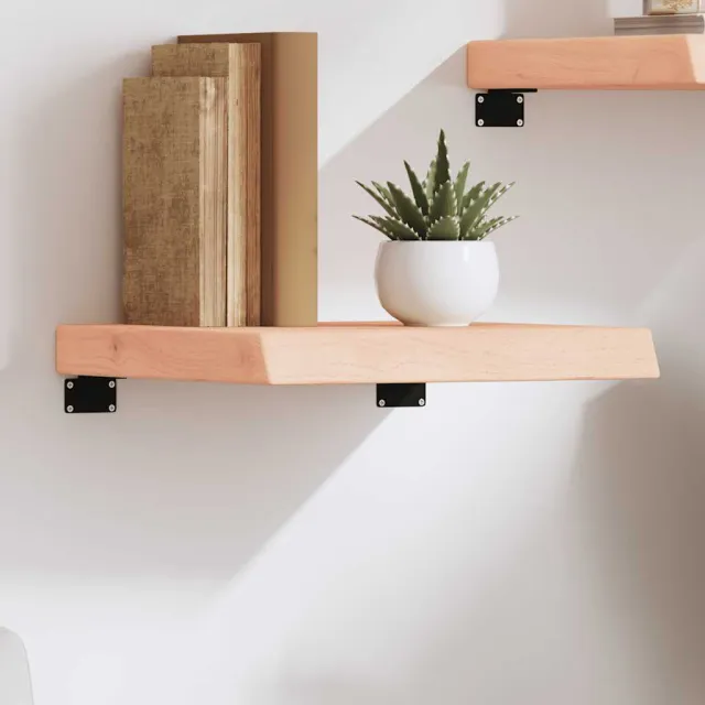 vidaXL Wandschap 40x40x(2-6) cm onbehandeld massief eikenhout Bruin