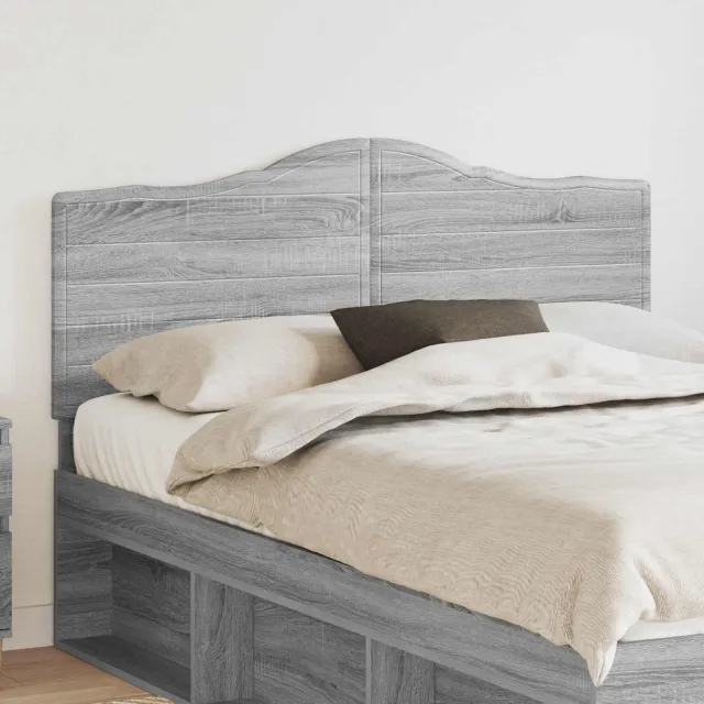 vidaXL Hoofdbord Grijs Sonoma Bewerkt hout