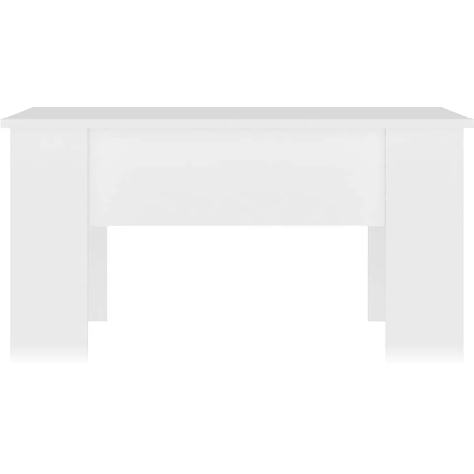 vidaXL Salontafel 79x49x41 cm bewerkt hout wit, foto 4