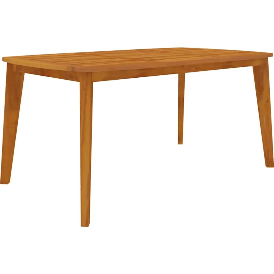 vidaXL Tuintafel 160x90x75 cm massief acaciahout bruin, foto 3