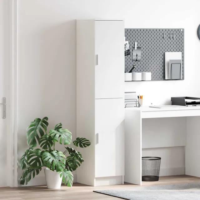vidaXL Hoge kast Wit 35 x 39 x 168 cm