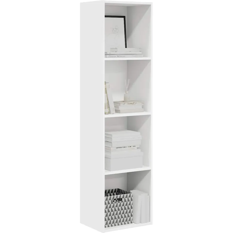 vidaXL Boekenkast 40x30x152 cm bewerkt hout wit