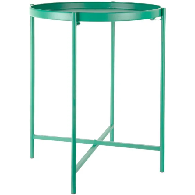 Leitmotiv Bijzettafel Meseta - Groen - 40x40x49cm - Modern