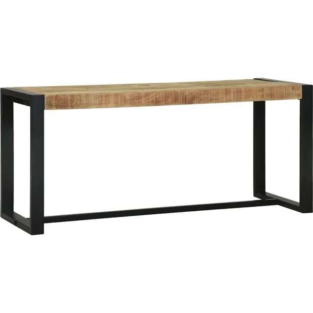 vidaXL Bank Massief Mango Hout Bruin