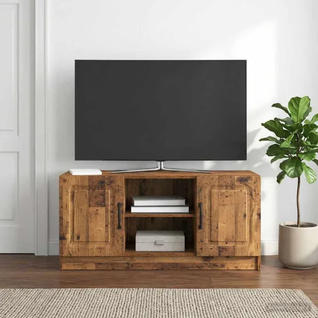 vidaXL TV-kast Oud hout 102 x 34,5 x 47 cm Bewerkt hout bruin, foto 2