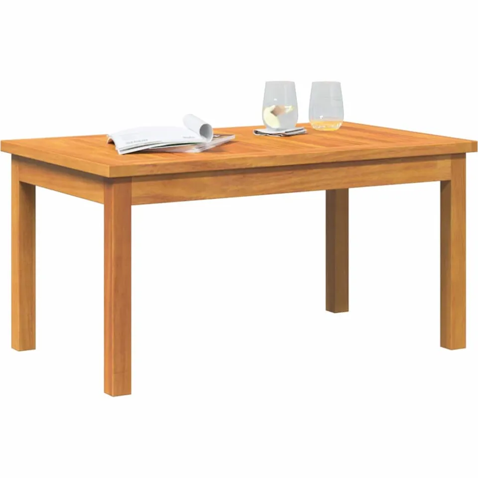 vidaXL Salontafel Olie naturel Massief Acaciahout Bruin
