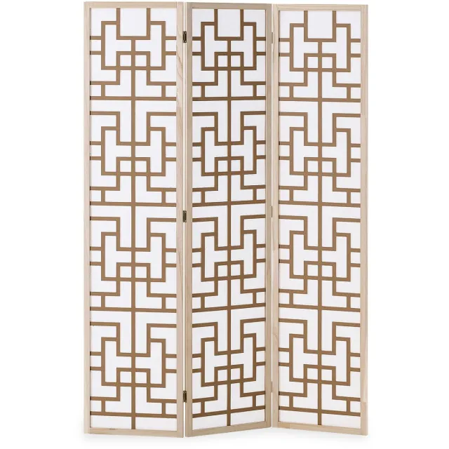 Homestyle4u Kamerscherm - 120x170 cm - natuur Natuurlijke Kleuren