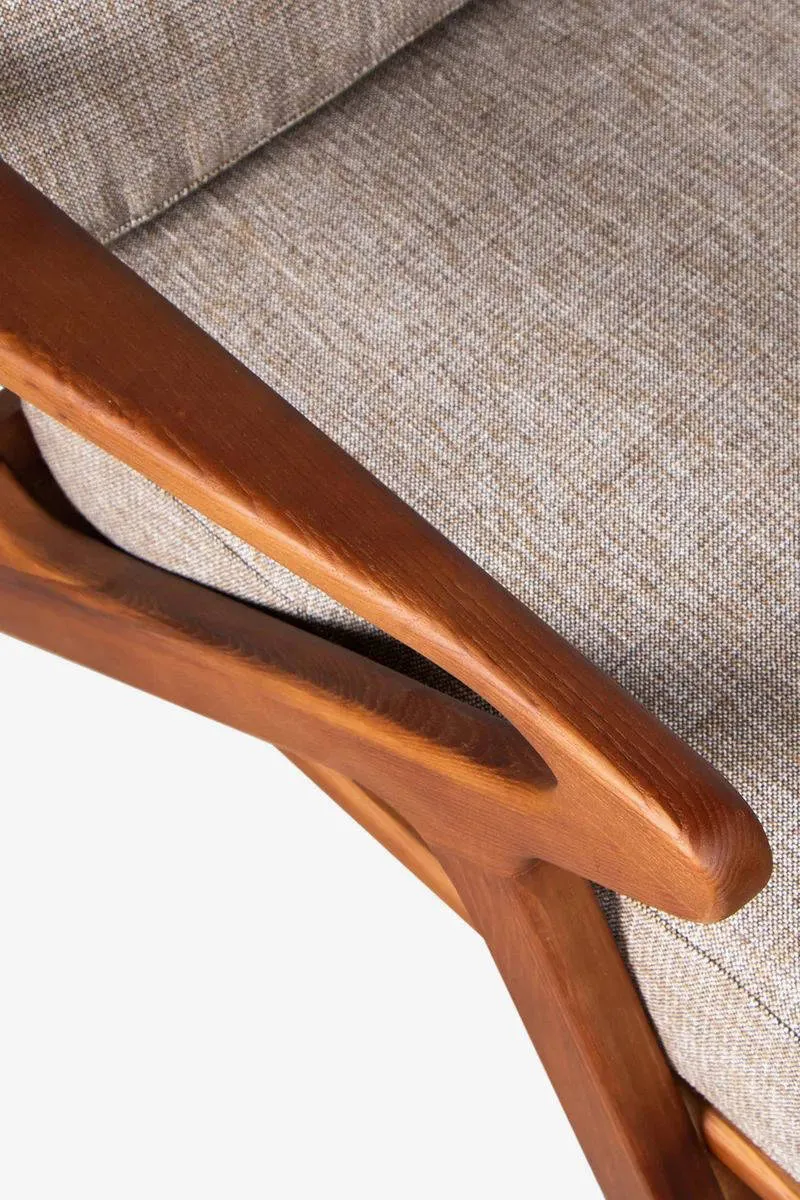 Sissy-Boy fauteuil Mid Century bruin, foto 6