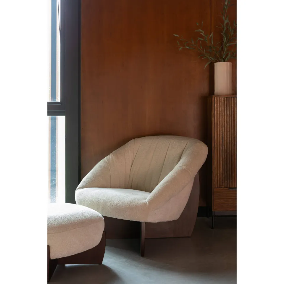 Dutchbone fauteuil Emilius beige, foto 4