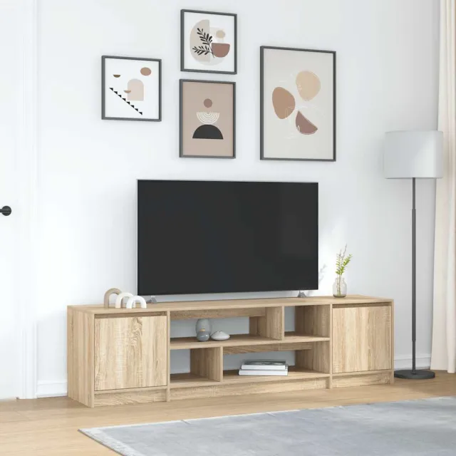 vidaXL Tv-meubel 188,5x41x50 cm spaanplaat sonoma eikenkleurig, foto 2