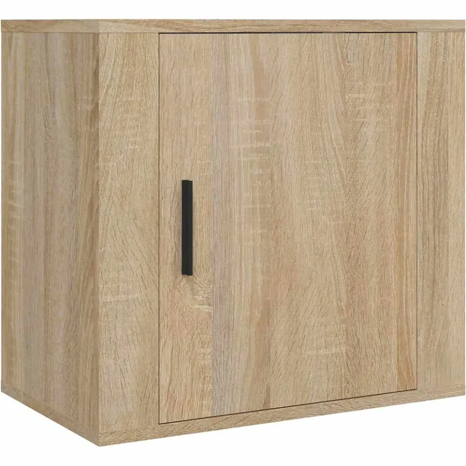 vidaXL Nachtkastjes 2 st wandgemonteerd 50x30x47 cm sonoma eikenkleur, foto 4