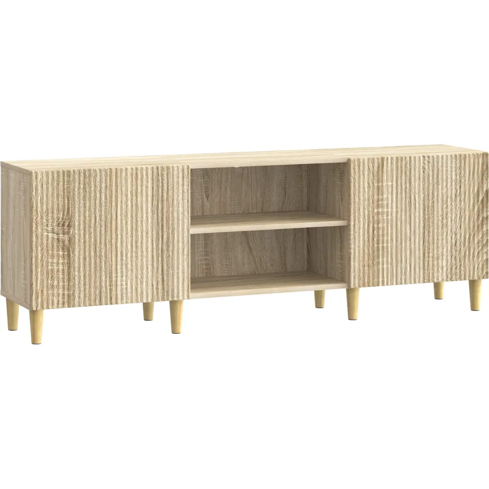 vidaXL TV-kast Sonoma Eiken 150 x 31 x 50 cm Bewerkt hout Bruin