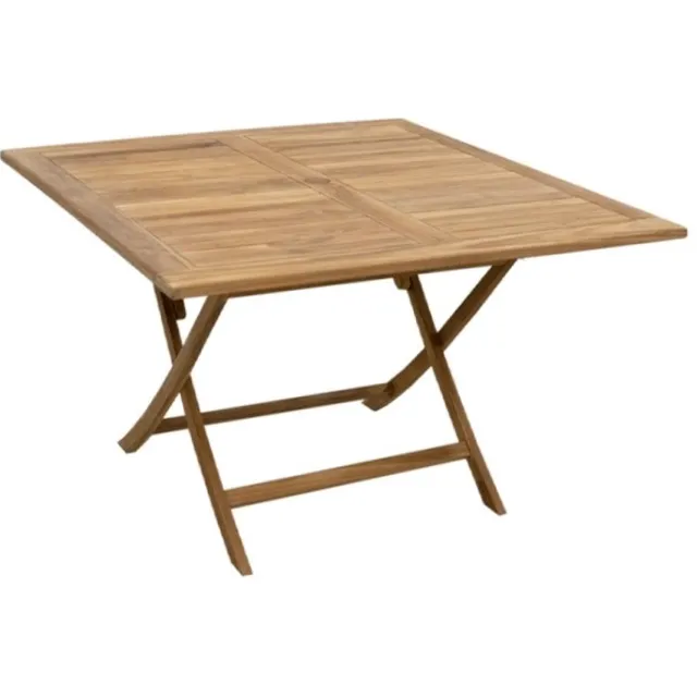 Damn Klaptafel Tuban vierkant 120cm bruin