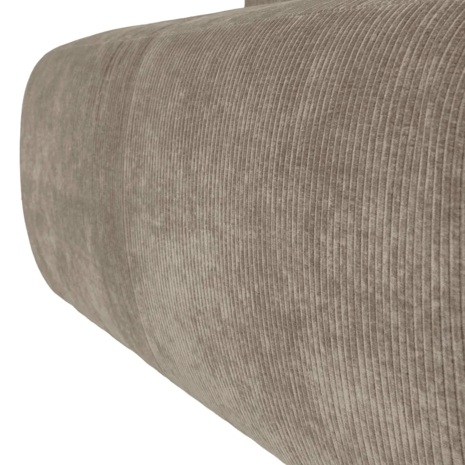 WOOOD Mojo Base eetbank met rugleuning donkerzand dark sand, foto 4
