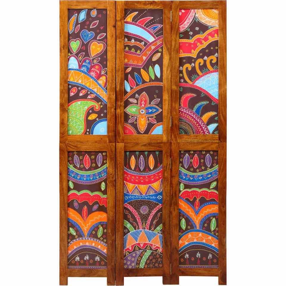 vidaXL Kamerverdeler Honingbruin 105 x 1,5 x 180 cm Massief Acaciahout bruin, foto 2