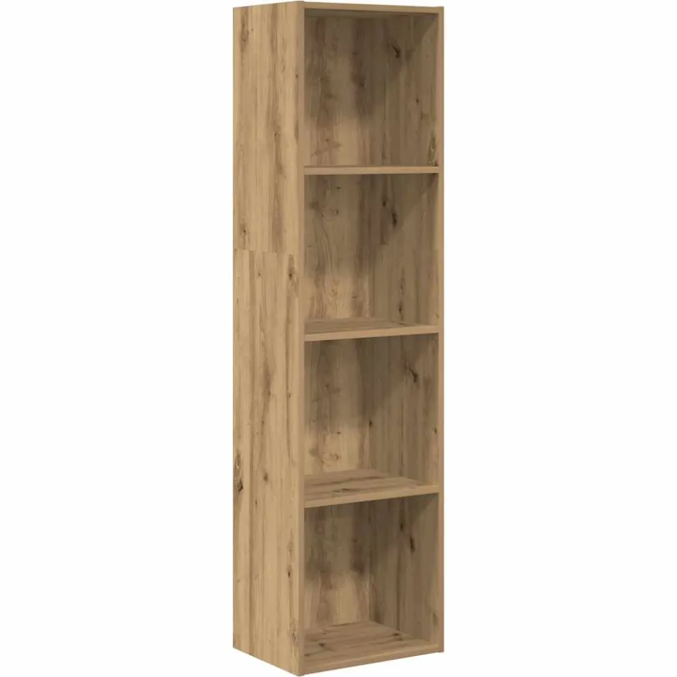 vidaXL Boekenkast 40x30x152 cm bewerkt hout artisanaal eikenkleurig, foto 3