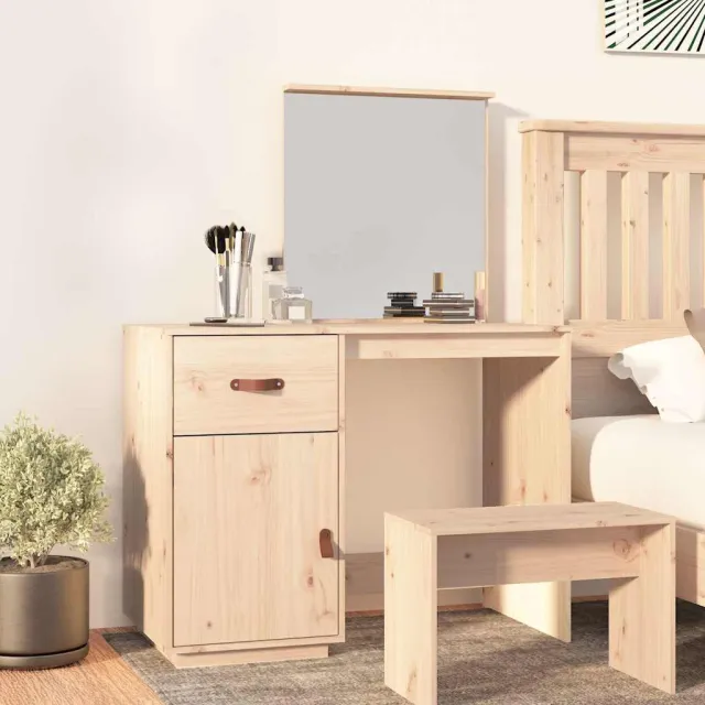 vidaXL Kaptafel 95x50x134 cm massief grenenhout bruin, foto 2