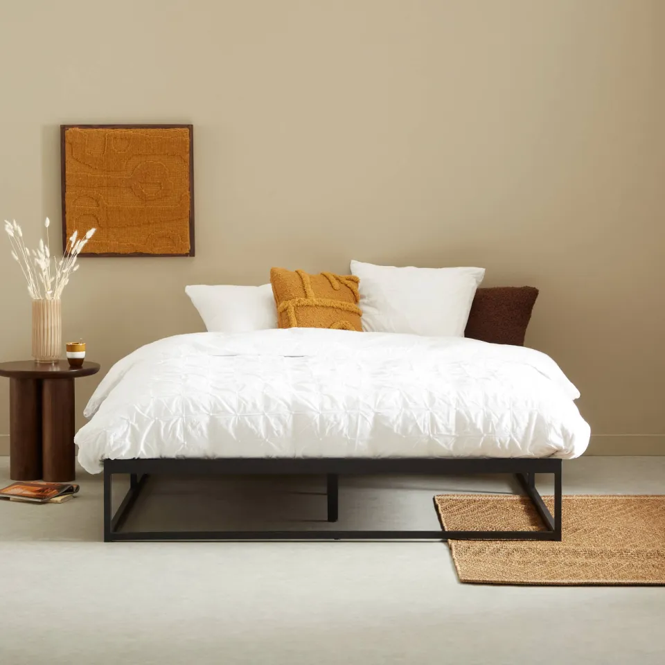 NOUS Living Dean metalen bed zwart, foto 3