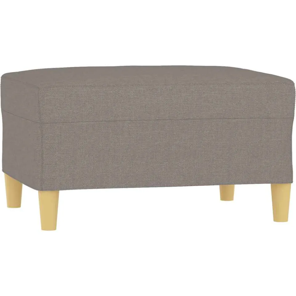 vidaXL Voetenbank 70x55x41 cm stof taupe, foto 3