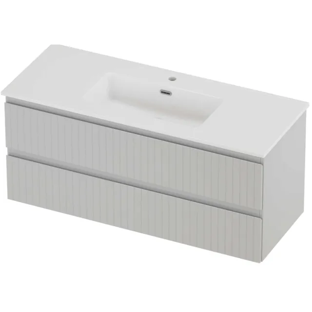 Proline Tribute Badmeubelset Porselein Elegant 1 Kraangat 120x46x54 cm Glans Wit Glans Wit