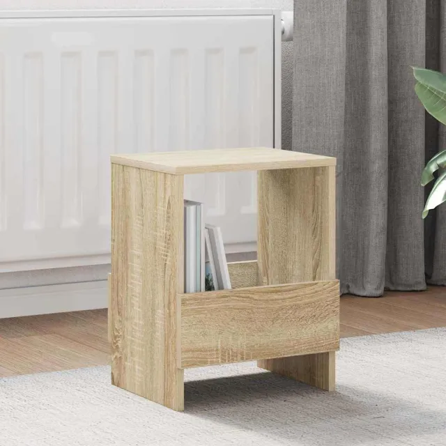 vidaXL Tijdschrift Rek 2 st Sonoma Eiken 35 x 30 x 45 cm, foto 2