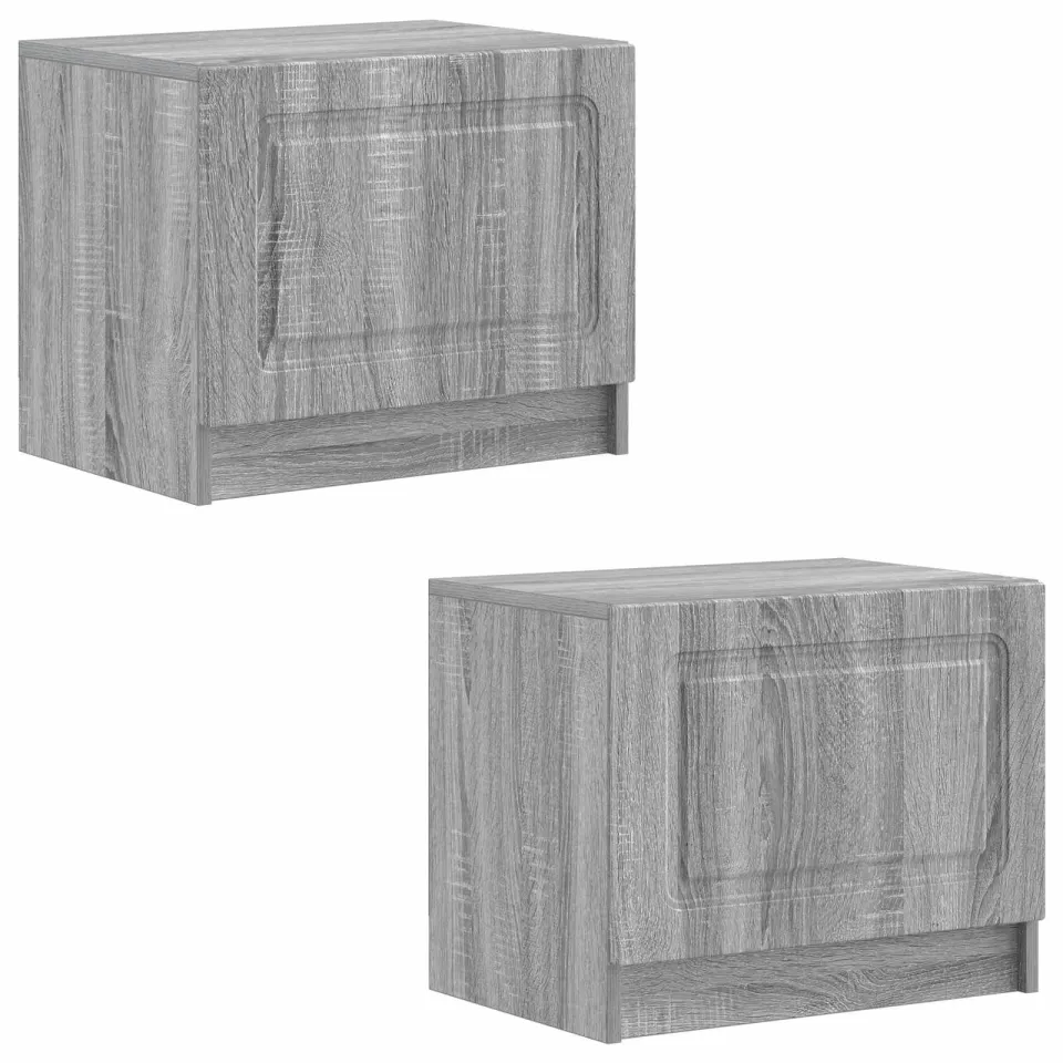 vidaXL Tv-meubel Grijs Sonoma Bewerkt hout, foto 4