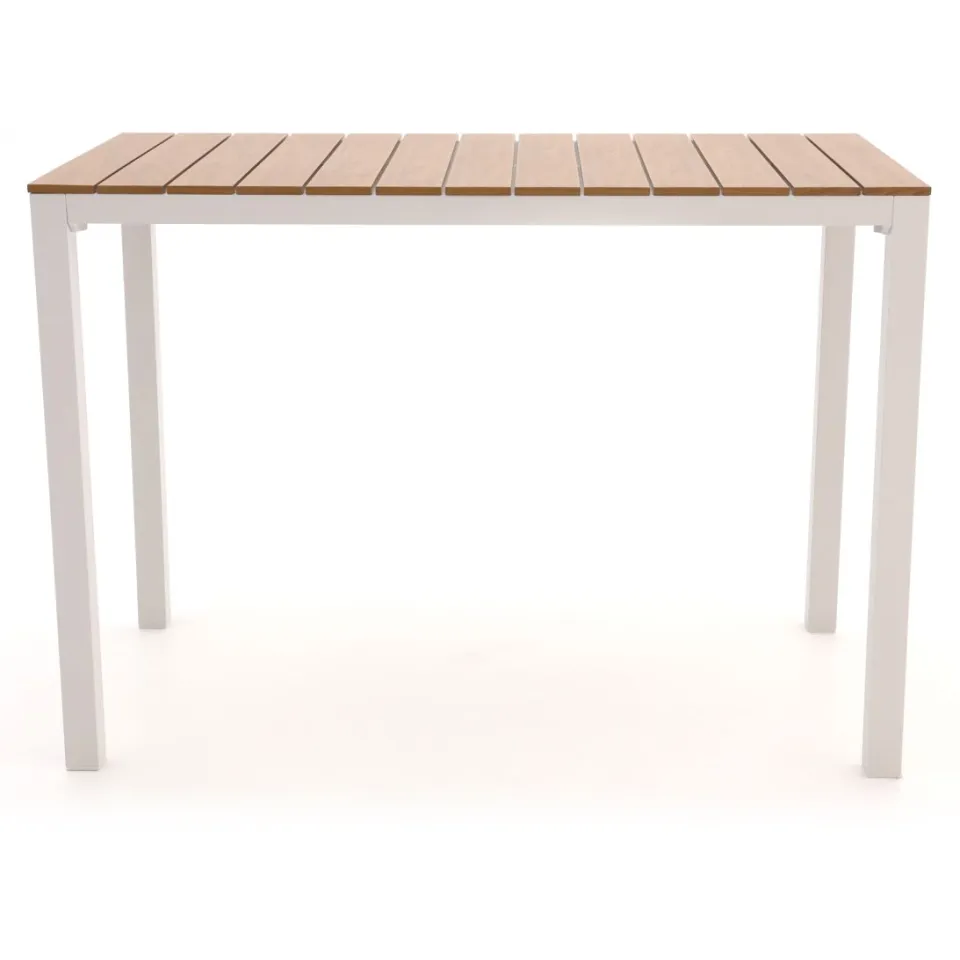 Bellagio tuinmeubelen Bellagio Fidenza bartafel 150x80x105cm wit, foto 3