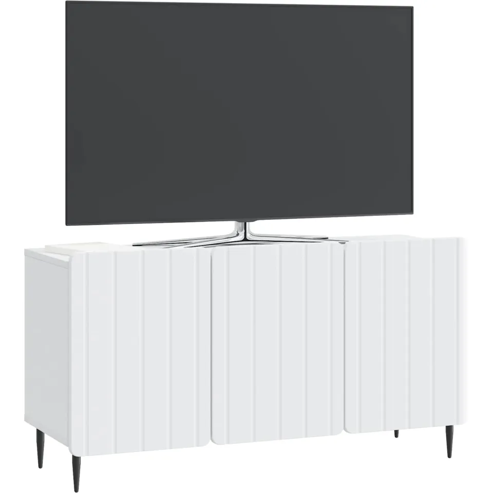 vidaXL TV-kast Wit 99 x 34,5 x 52 cm Bewerkt hout