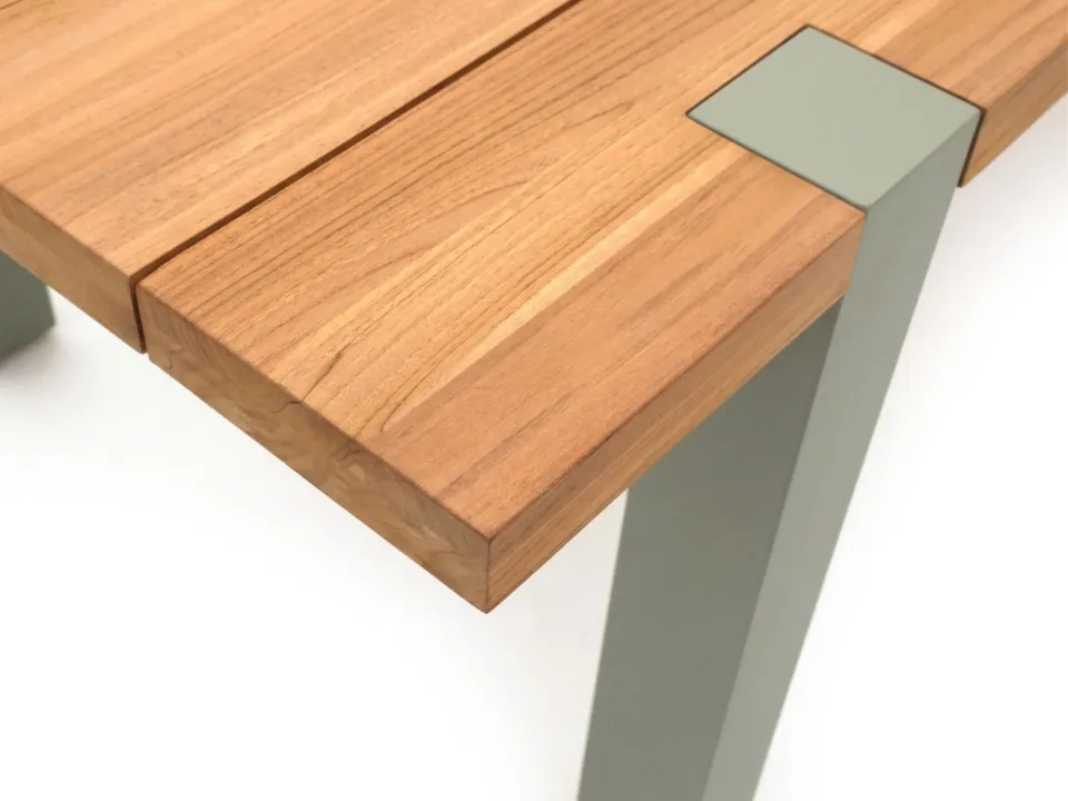 Hartman tuinmeubelen Hartman Almeria dining tuintafel 280x100x77cm groen, foto 4