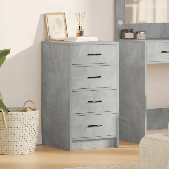 vidaXL Dressoir Betongrijs 40 x 41 x 75 cm Bewerkt hout