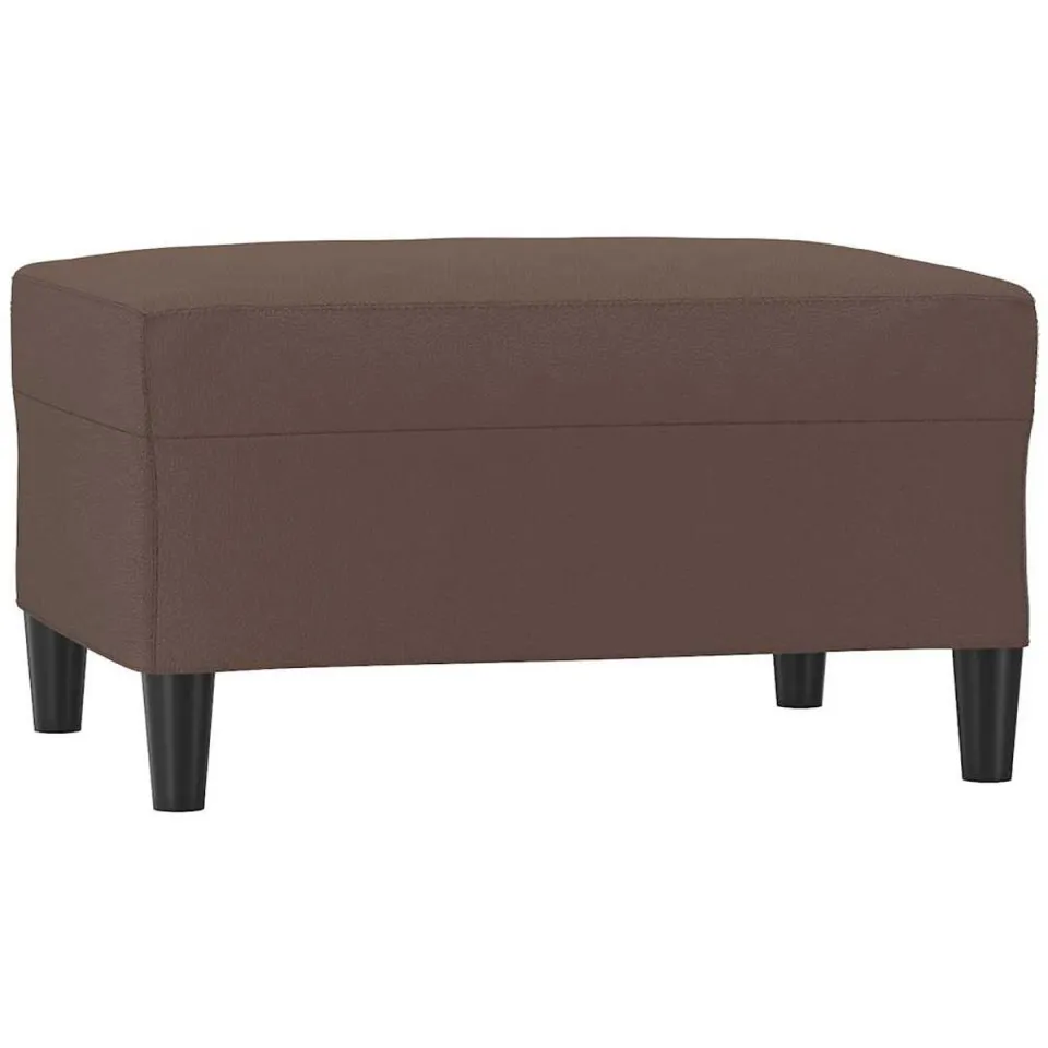 vidaXL Voetenbank 70x55x41 cm kunstleer bruin, foto 3