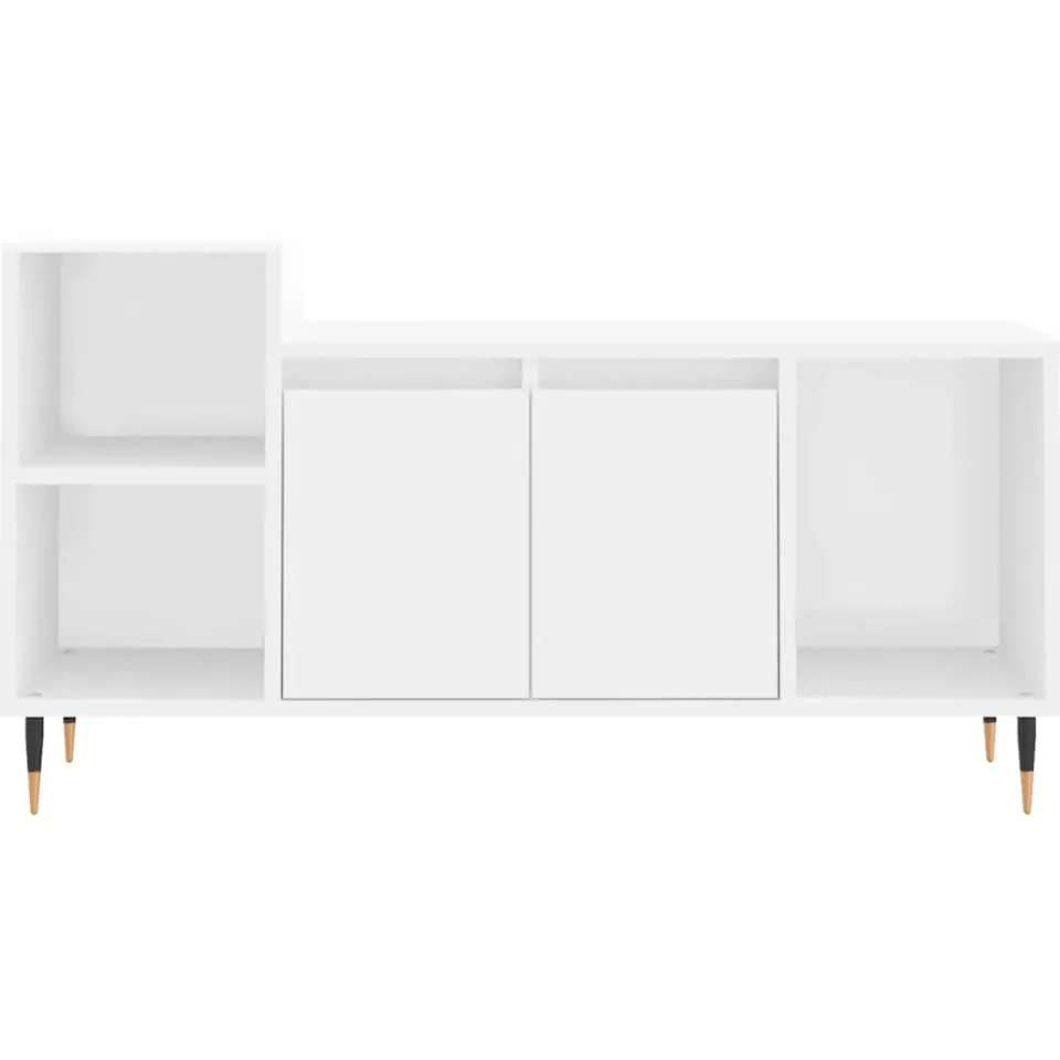 vidaXL Tv-meubel 100x35x55 cm bewerkt hout wit