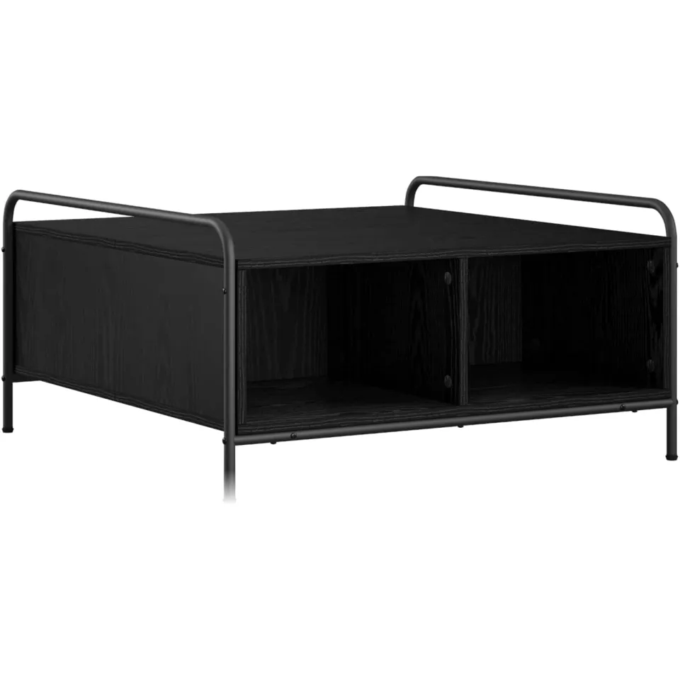 vidaXL Salontafel Zwart eiken 50 x 49 x 41 cm Bewerkt hout