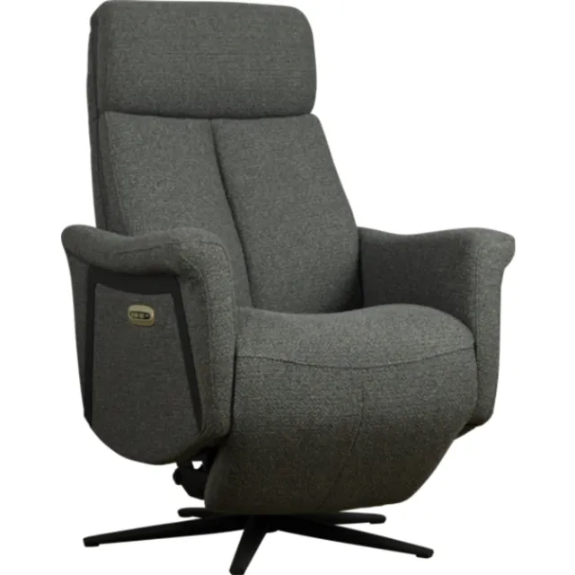 Meubelplaats Elektrische relaxfauteuil Tanja Rhythm Antraciet 67 met sta-op functie en accu