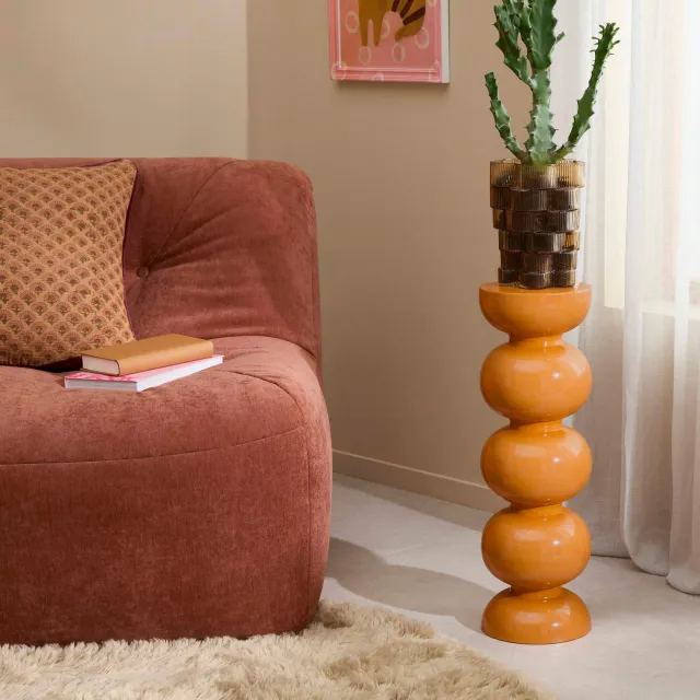 NOUS Living bijzettafel Jula oranje, foto 2