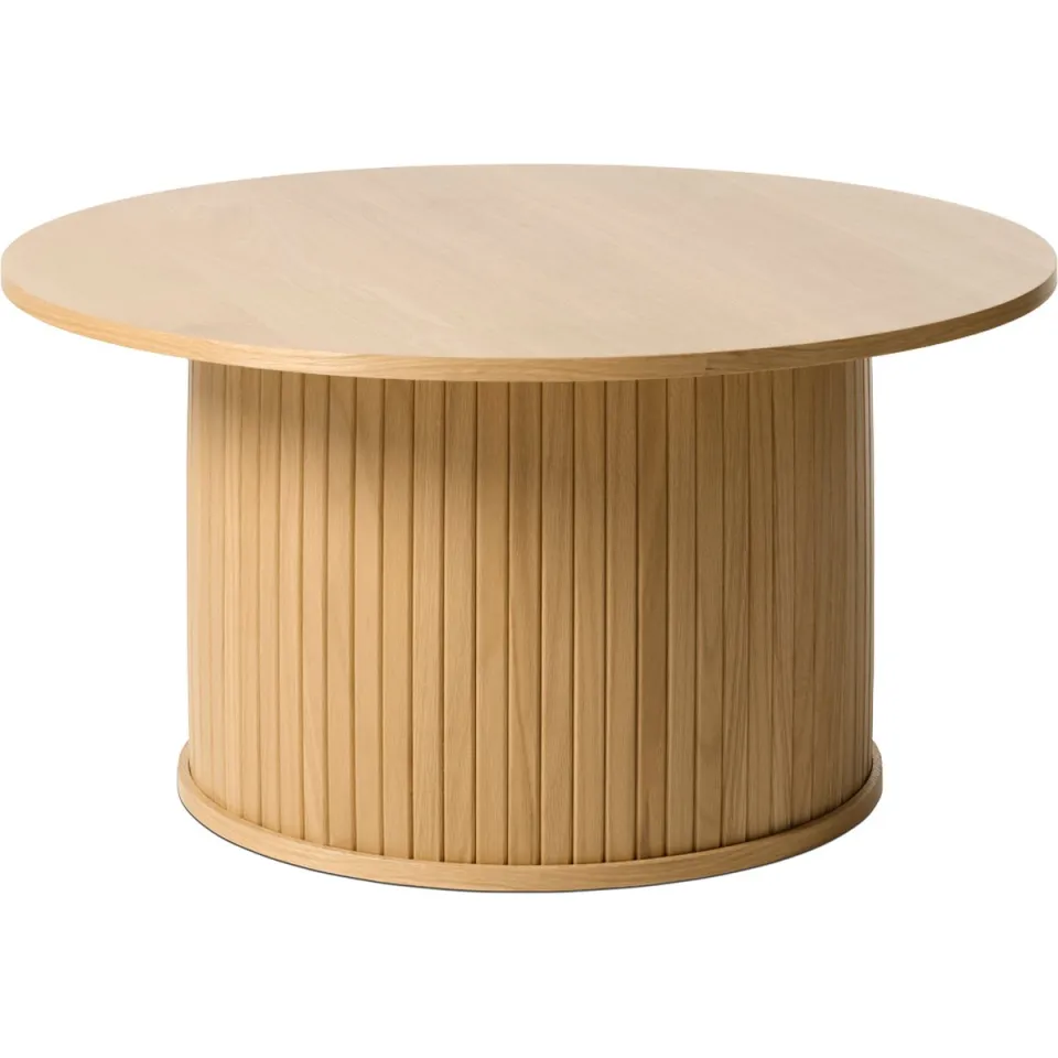 Olivine Lenn houten salontafel naturel - Ø90 cm, foto 2