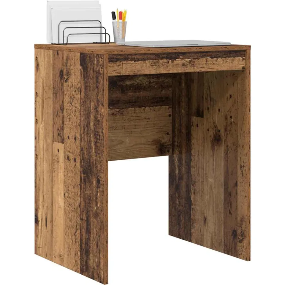 vidaXL Bureau Oudhout 60 x 50 x 76 cm Bruin