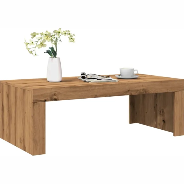 vidaXL Salontafel 102x50x35 cm bewerkt hout artisanaal eikenkleurig, foto 2