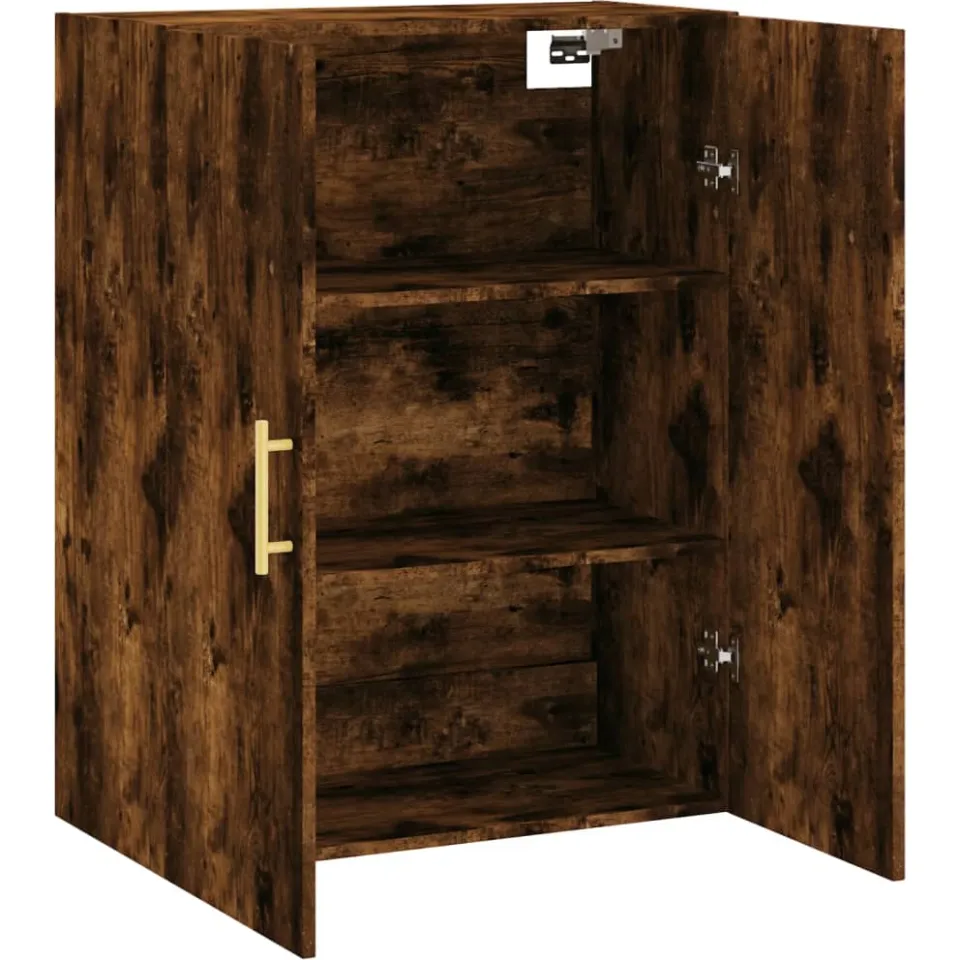 vidaXL Wandkast 69,5x34x90 cm gerookt eikenkleurig, foto 4