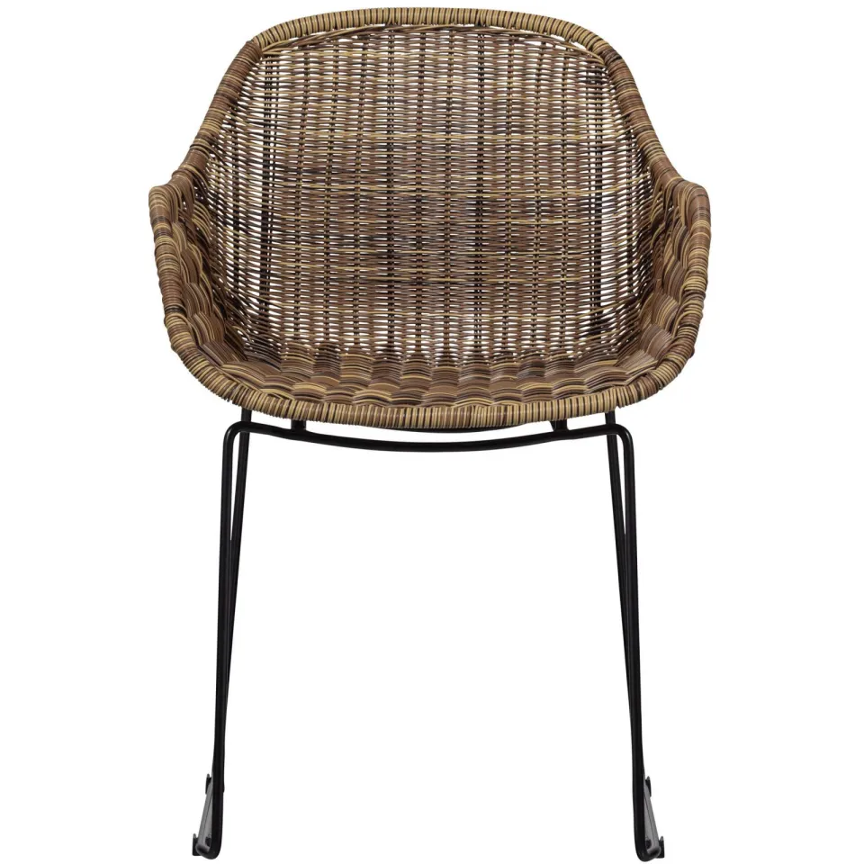 WOOOD Willow Loungestoelen Buiten - Polyester - Naturel - Set van 2, foto 3