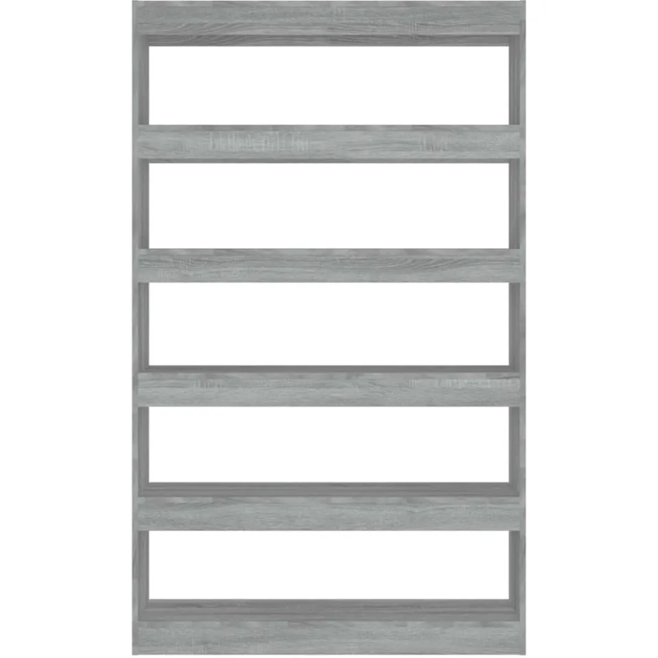 vidaXL Boekenkast/kamerscherm 100x30x166 cm grijs sonoma eikenkleurig, foto 4