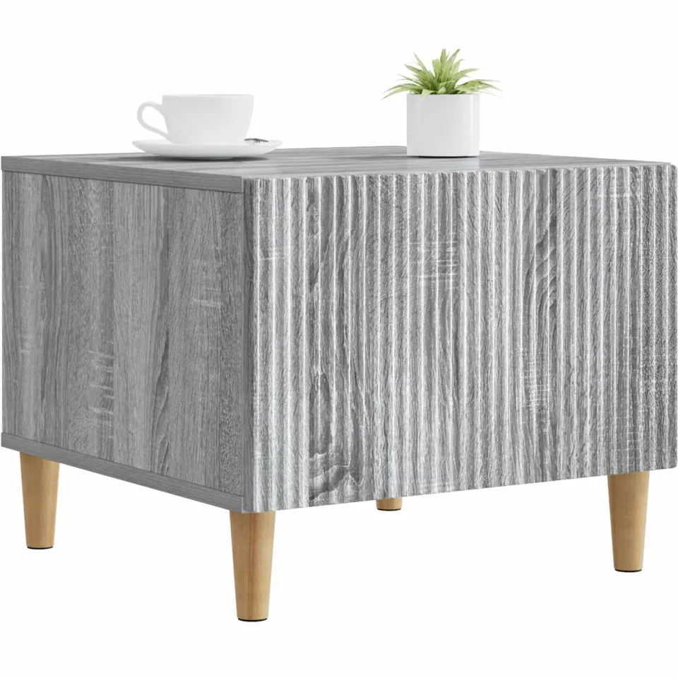 vidaXL Salontafel met lade Grijs sonoma 49 x 50 x 40 cm Bewerkt hout