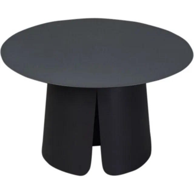 AVH-Collectie Barolo bijzettafel 70cm rond H42cm aluminium antraciet