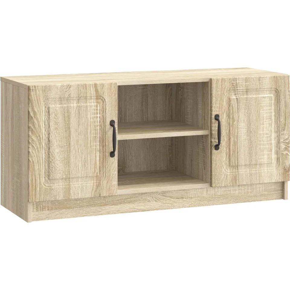 vidaXL TV-kast Sonoma Eiken 102 x 34,5 x 47 cm Bewerkt hout, foto 3