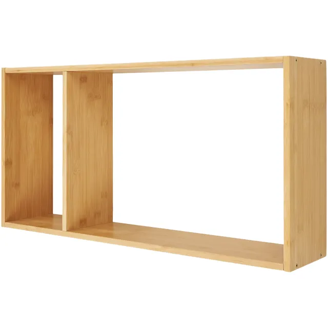 Artichok Koen bamboe wandplank naturel - 70 x 35,5 cm Bruin