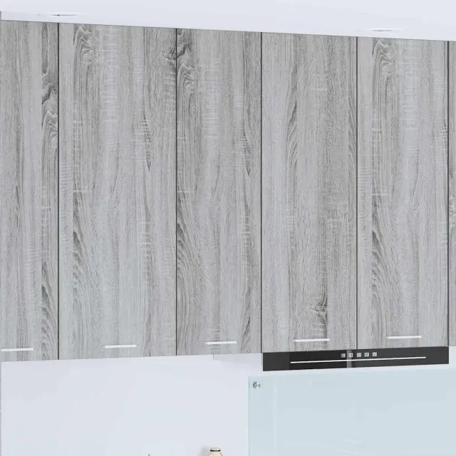 vidaXL Hangkast Grijs Sonoma 30 x 31 x 100 cm Bewerkt hout