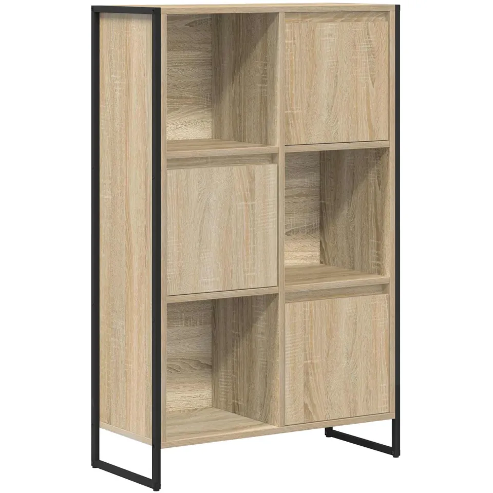 vidaXL Boekenkast Sonoma Eiken 68 x 30 x 108 cm Bewerkt hout, foto 3